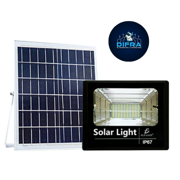 Reflector Led 25w C/ Panel Solar